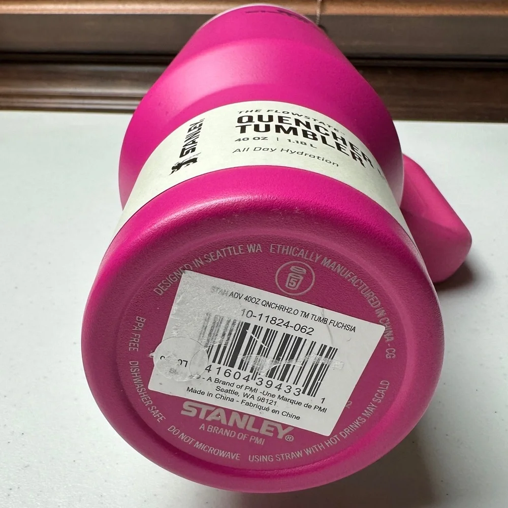 NWT Stanley Fuchsia 40 Ounce Quencher H2.O FlowState Tumbler - Picture 8 of 8